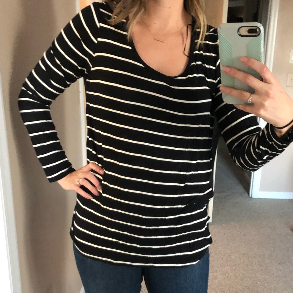 Cynthia Rowley sheer back long top